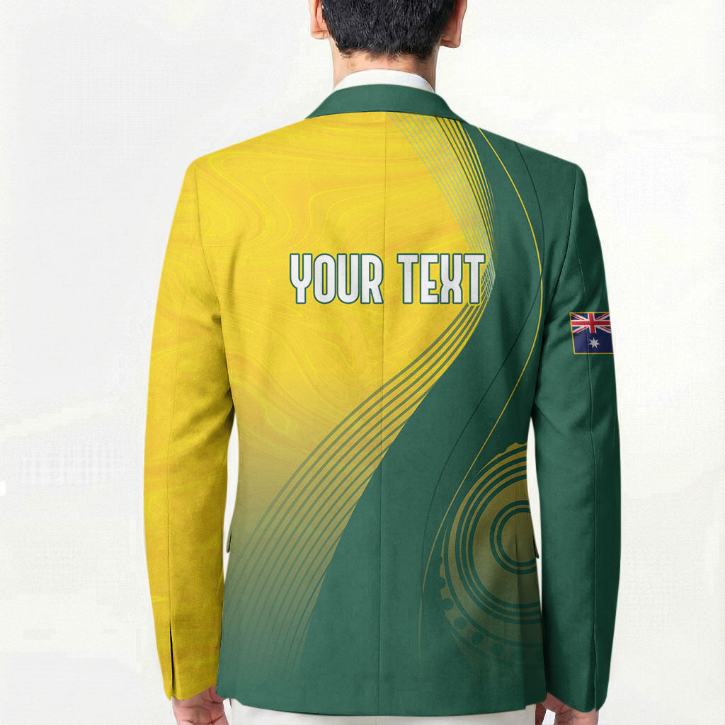 Australia Bowls Personalised Blazer Basic Marble Glaze - National Color