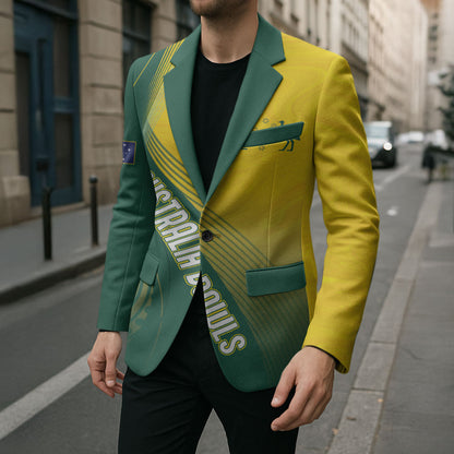 Australia Bowls Personalised Blazer Basic Marble Glaze - National Color