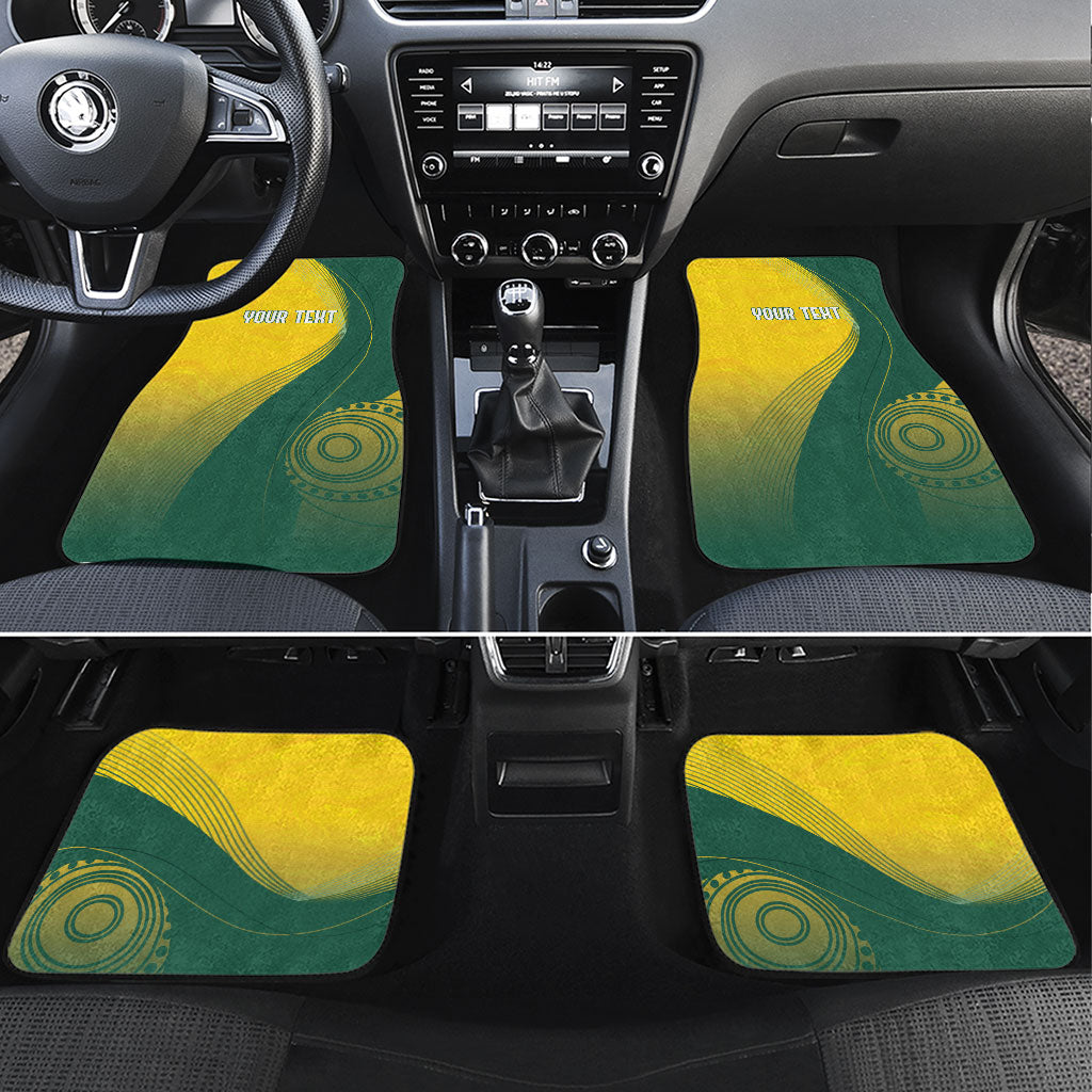 Australia Bowls Personalised Car Mats Basic Marble Glaze - National Color