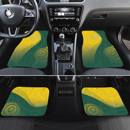 Australia Bowls Personalised Car Mats Basic Marble Glaze - National Color