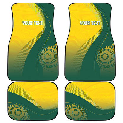 Australia Bowls Personalised Car Mats Basic Marble Glaze - National Color