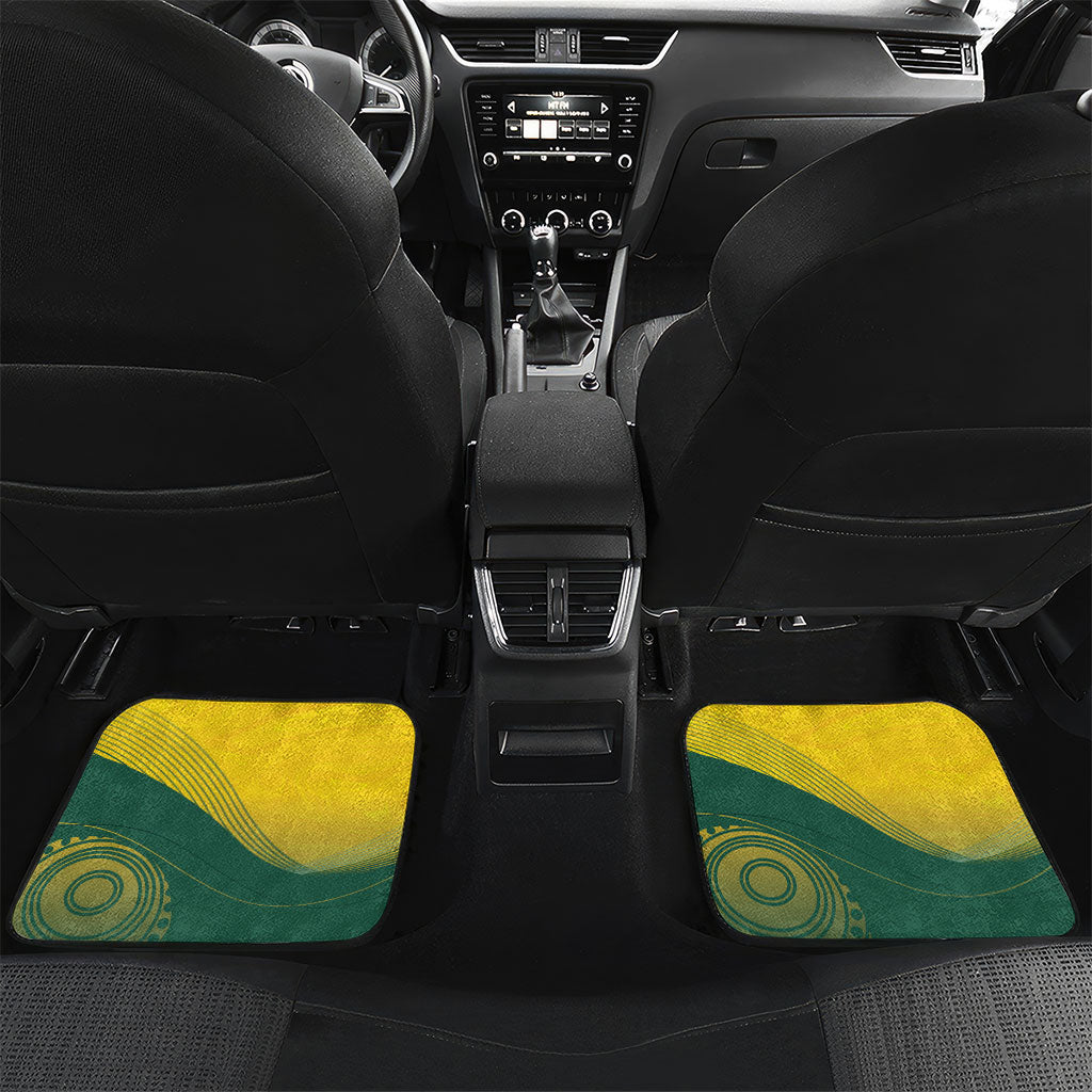 Australia Bowls Personalised Car Mats Basic Marble Glaze - National Color
