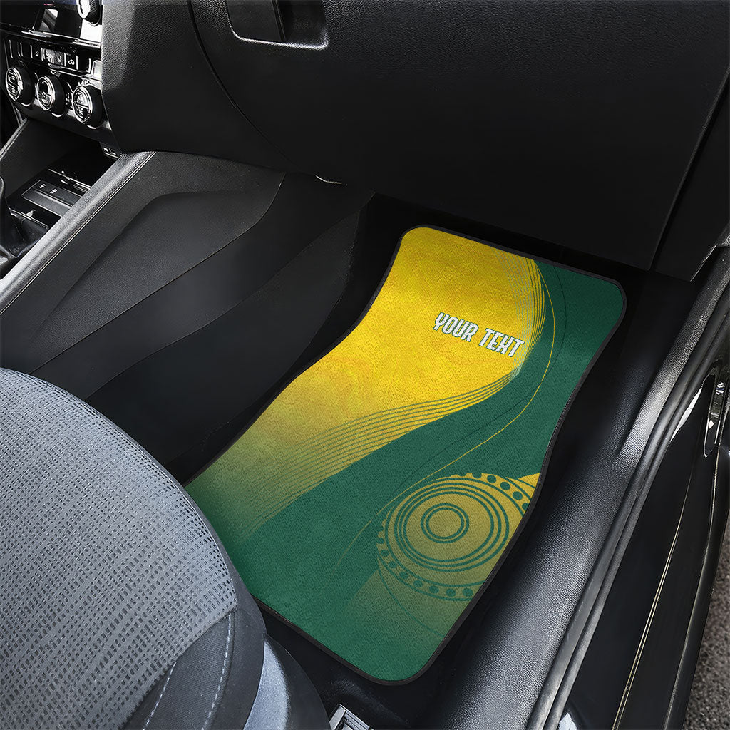 Australia Bowls Personalised Car Mats Basic Marble Glaze - National Color