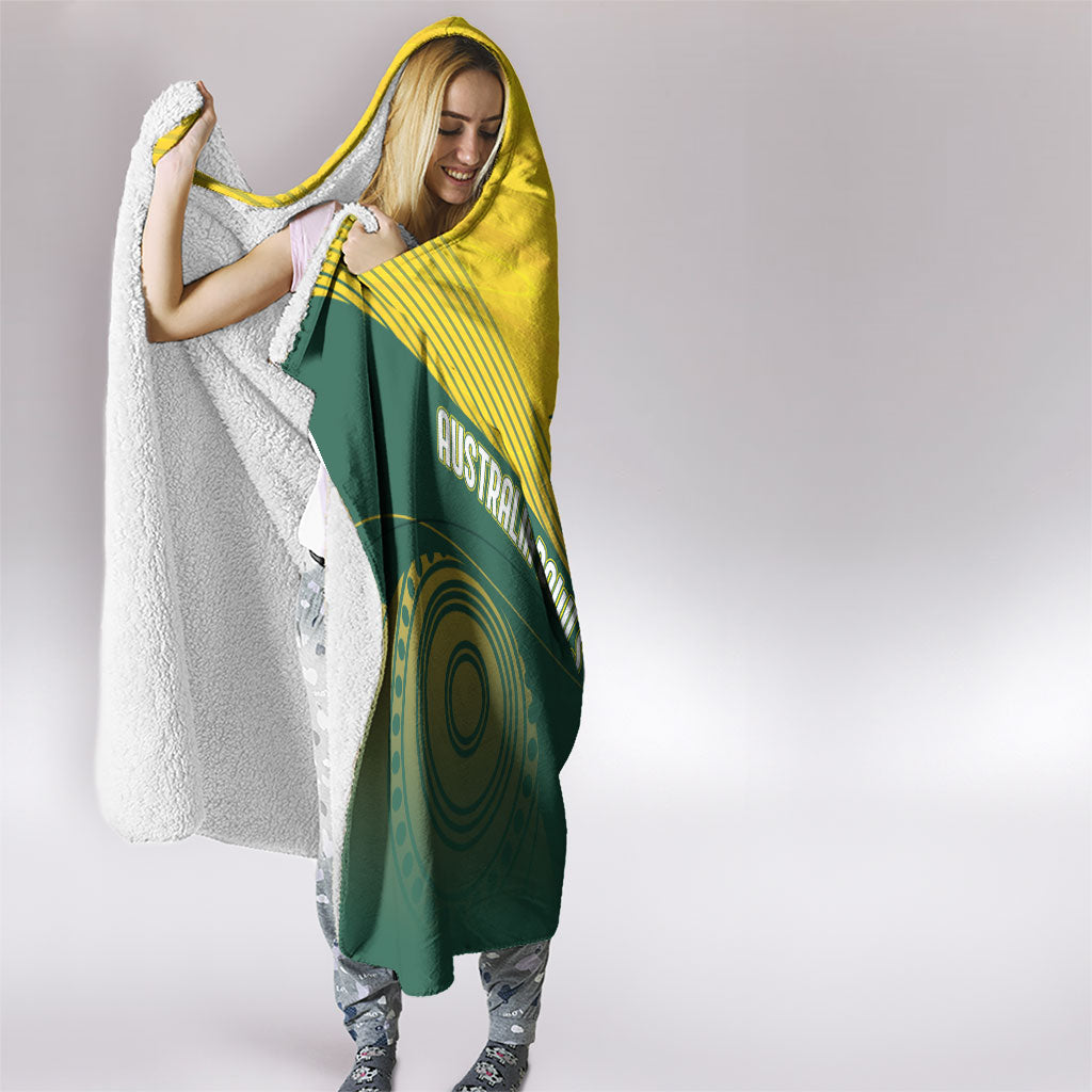 Australia Bowls Hooded Blanket Basic Marble Glaze - National Color
