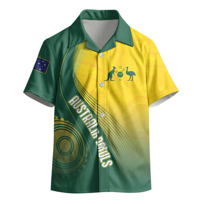 Australia Bowls Personalised Kid Hawaiian Shirt Basic Marble Glaze - National Color