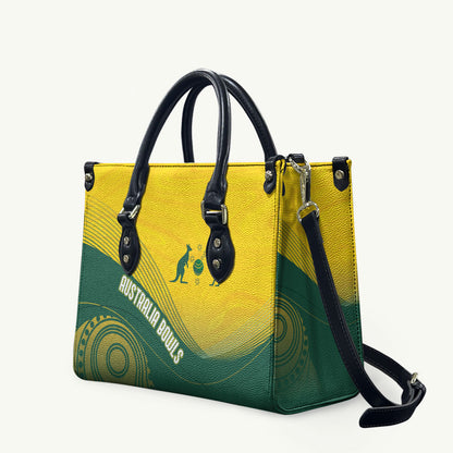 Australia Bowls Leather Bag Basic Marble Glaze - National Color