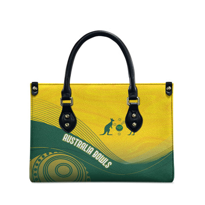 Australia Bowls Leather Bag Basic Marble Glaze - National Color