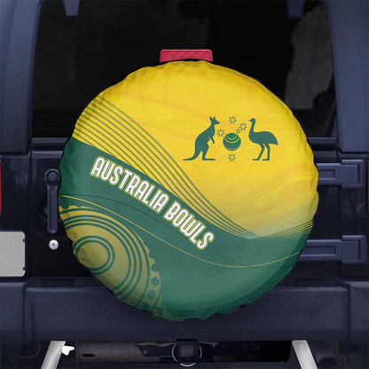 Australia Bowls Spare Tire Cover Basic Marble Glaze - National Color