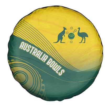 Australia Bowls Spare Tire Cover Basic Marble Glaze - National Color