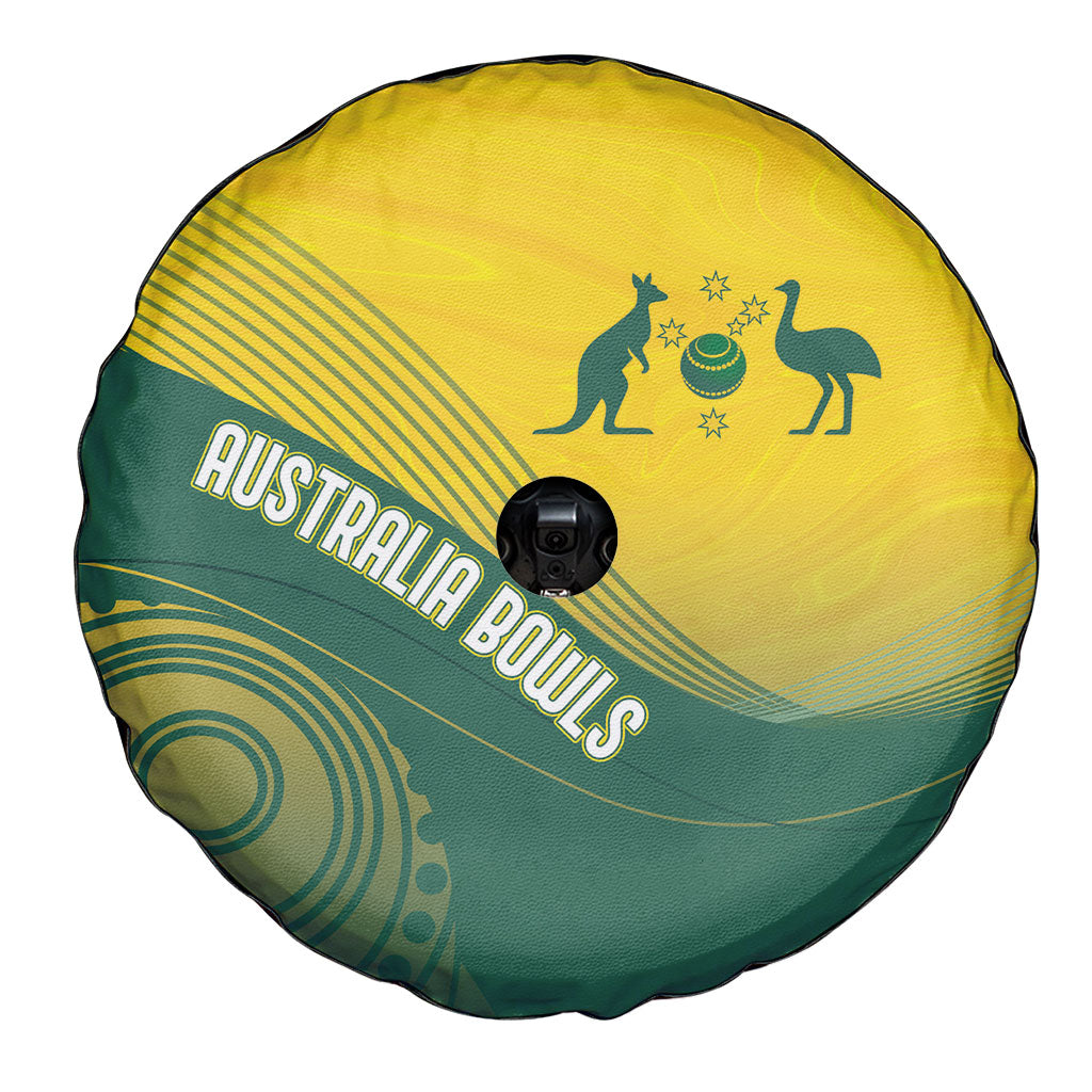 Australia Bowls Spare Tire Cover Basic Marble Glaze - National Color