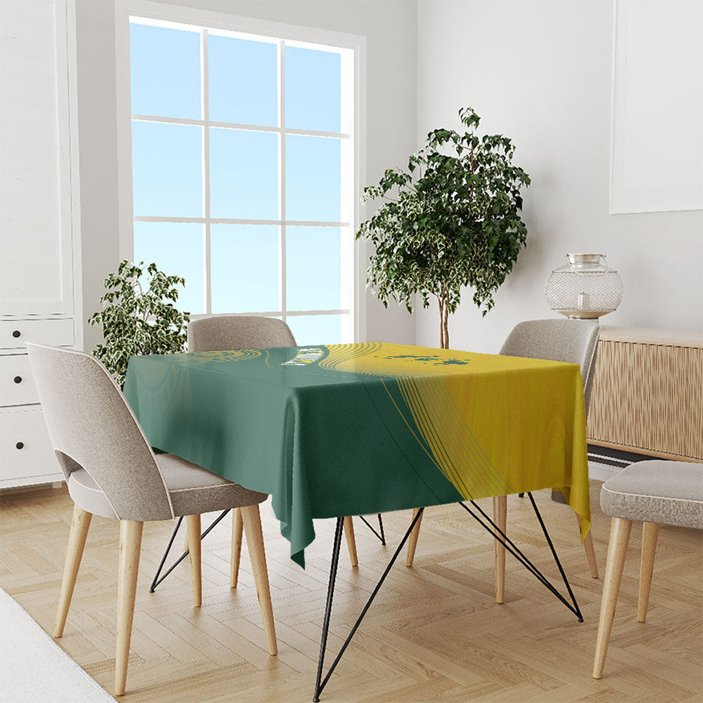 Australia Bowls Tablecloth Basic Marble Glaze - National Color