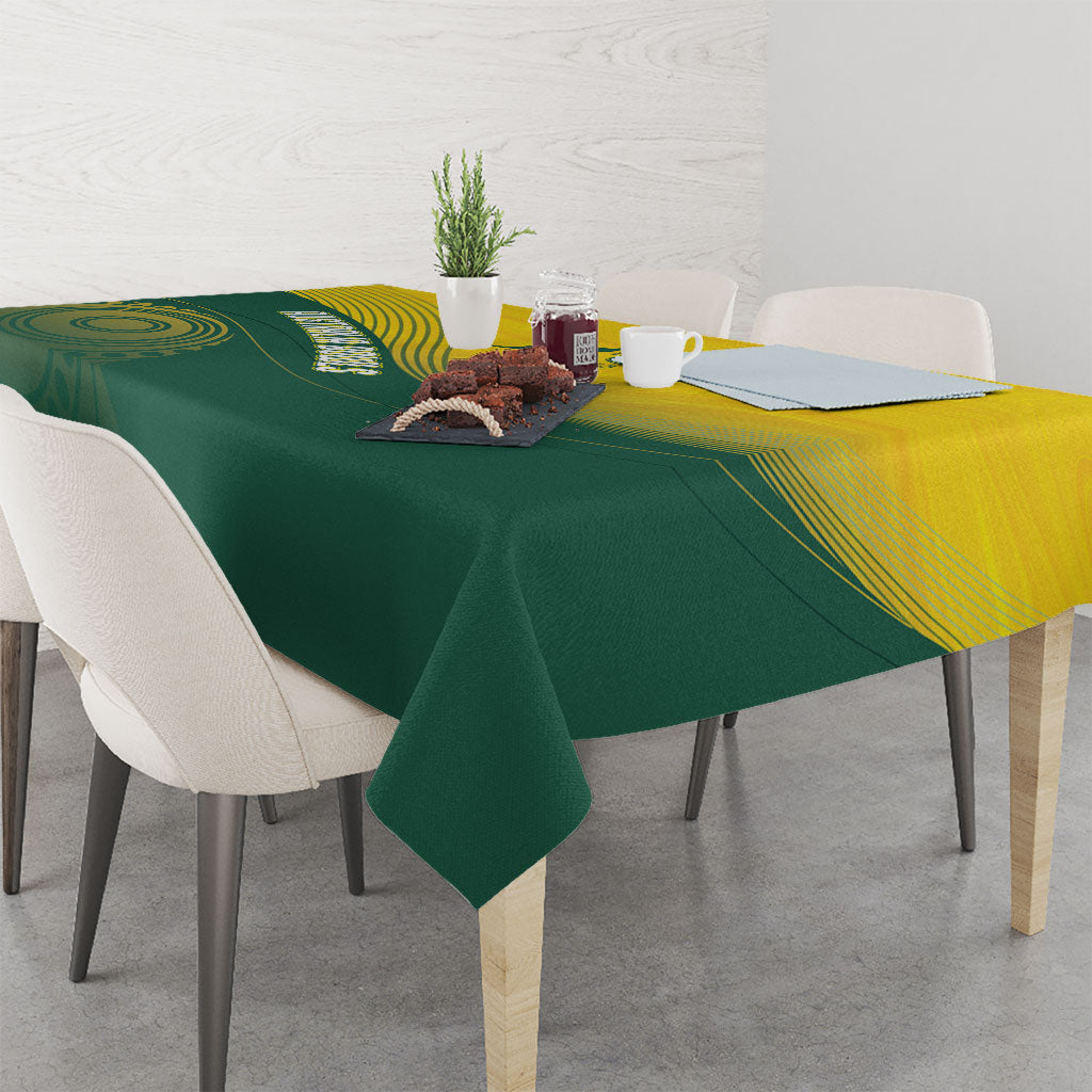 Australia Bowls Tablecloth Basic Marble Glaze - National Color