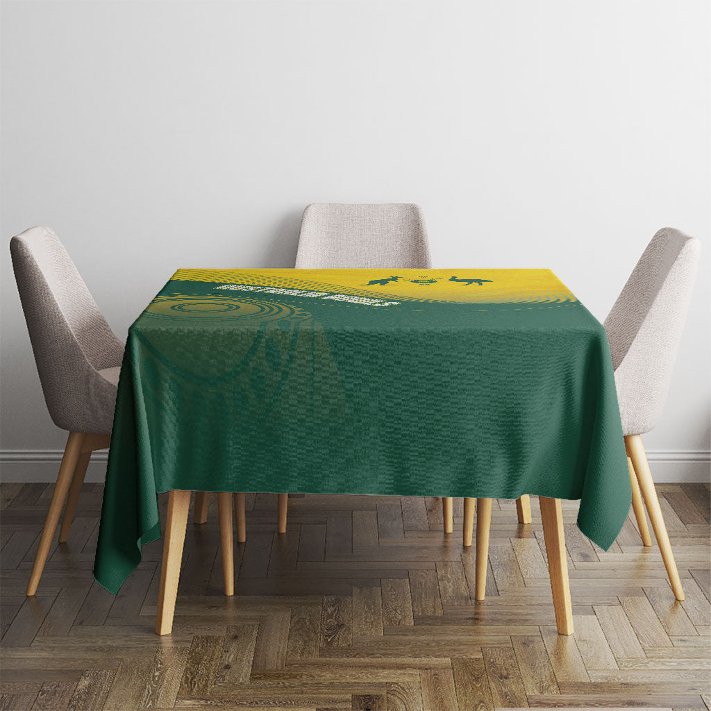 Australia Bowls Tablecloth Basic Marble Glaze - National Color