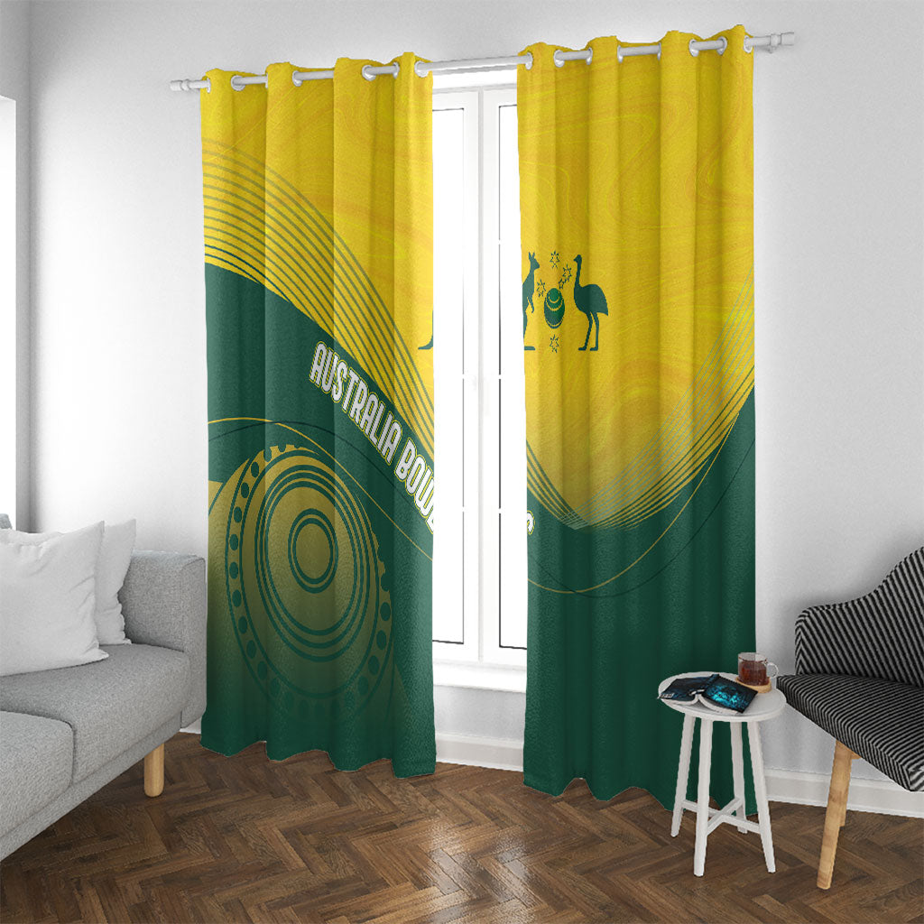 Australia Bowls Window Curtain Basic Marble Glaze - National Color