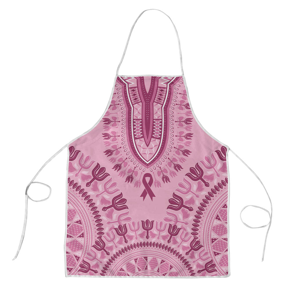 Dashiki Glamorous Pink Apron Breast Cancer Fighter