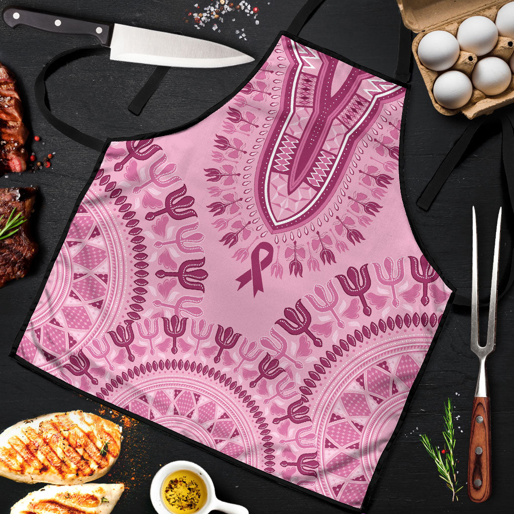 Dashiki Glamorous Pink Apron Breast Cancer Fighter