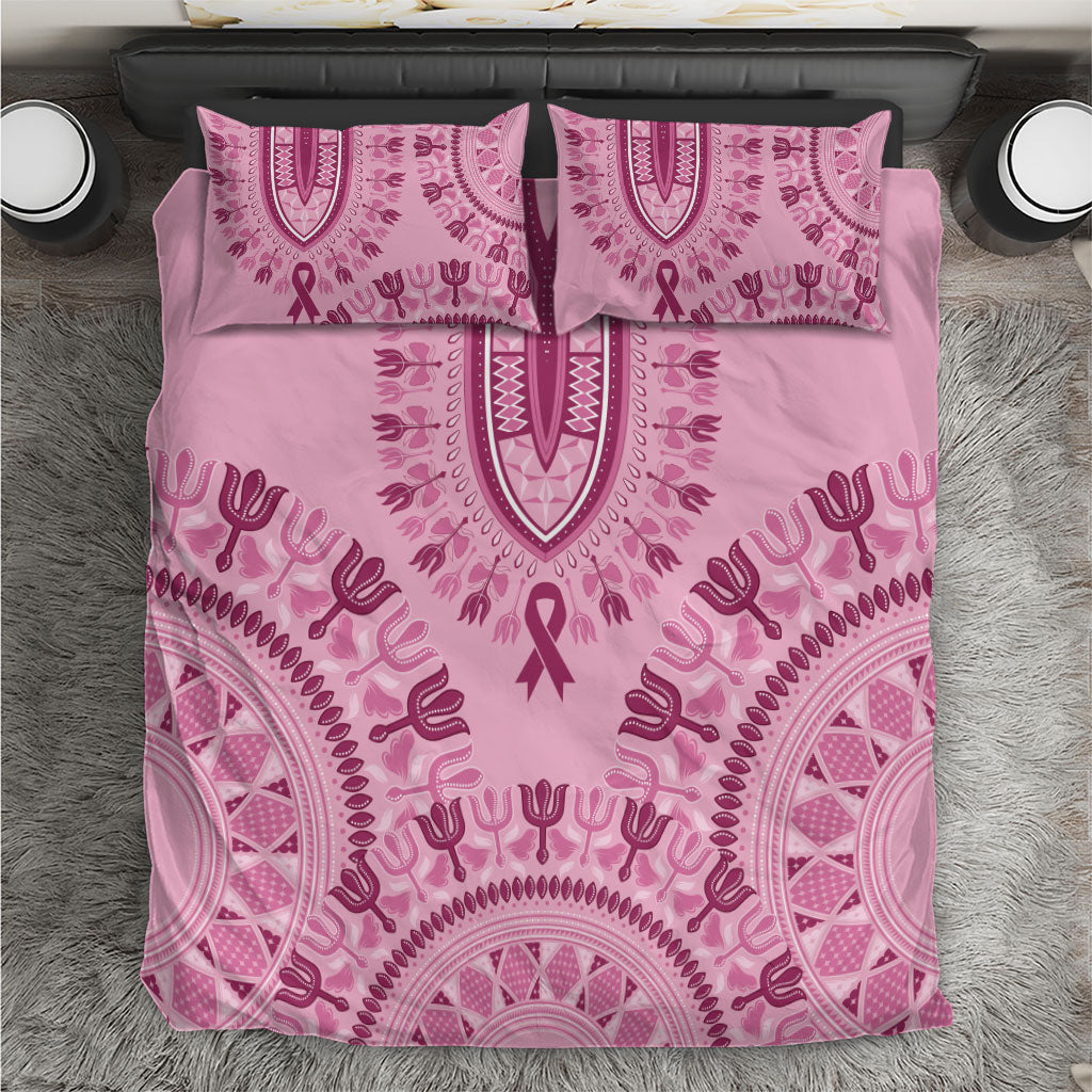 Dashiki Glamorous Pink Bedding Set Breast Cancer Fighter