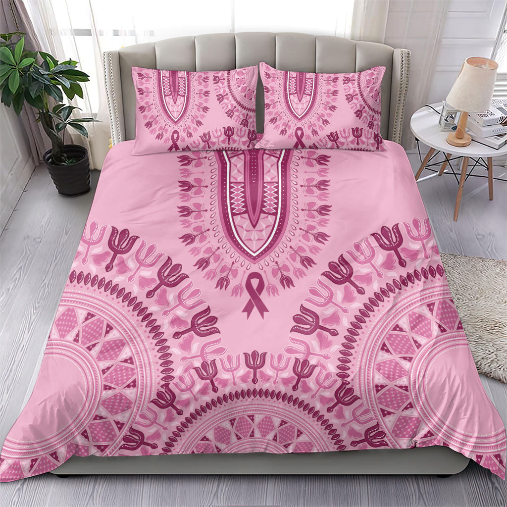 Dashiki Glamorous Pink Bedding Set Breast Cancer Fighter