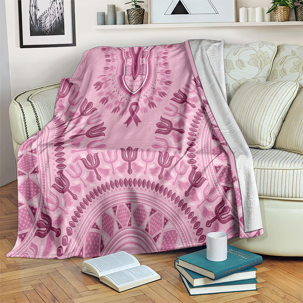 Dashiki Glamorous Pink Blanket Breast Cancer Fighter
