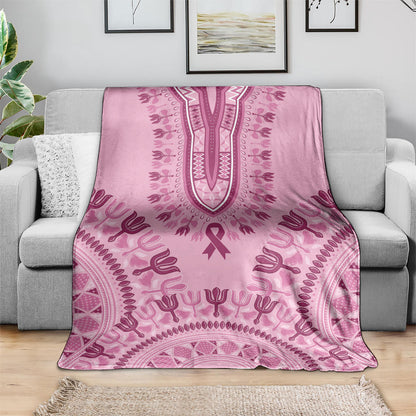 Dashiki Glamorous Pink Blanket Breast Cancer Fighter