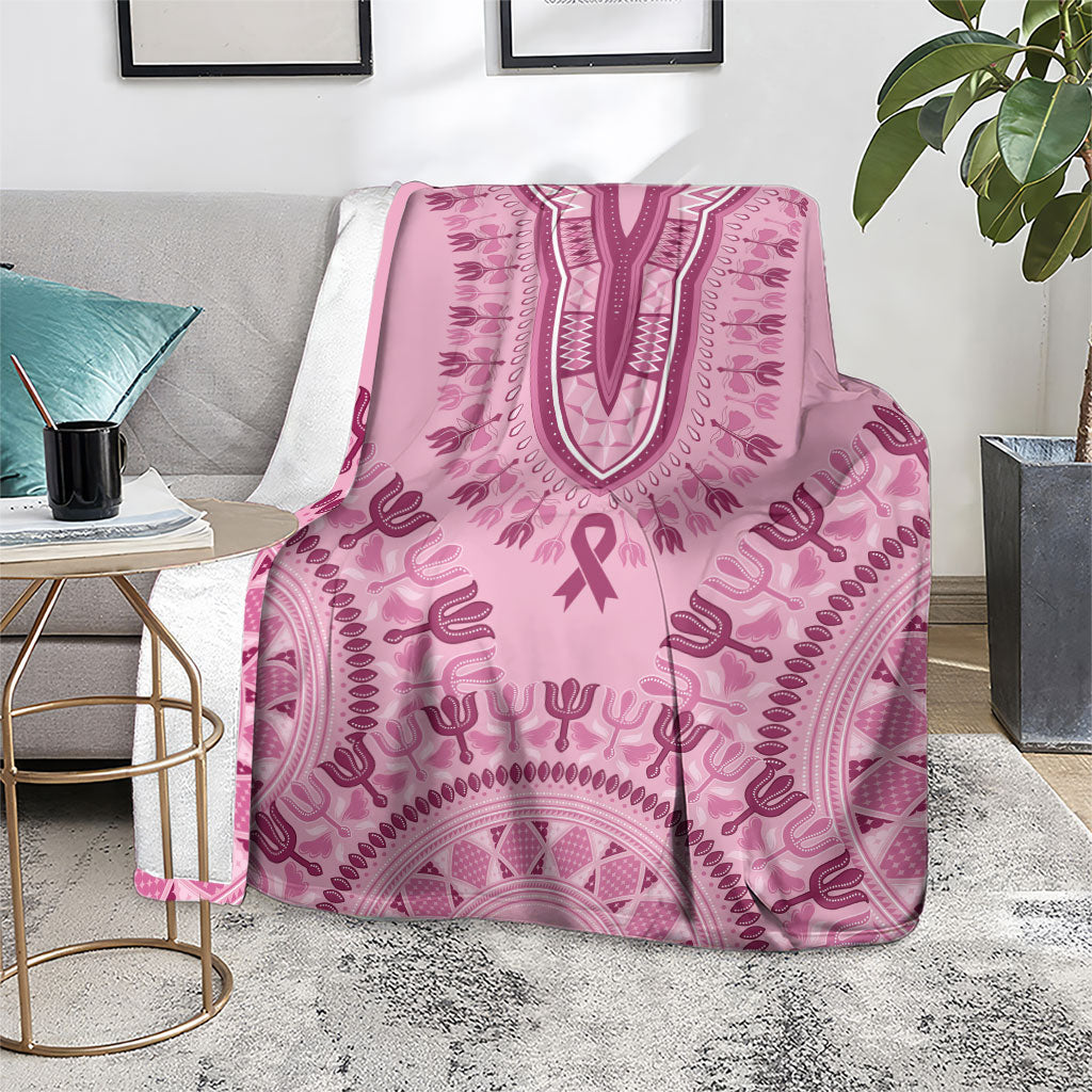 Dashiki Glamorous Pink Blanket Breast Cancer Fighter