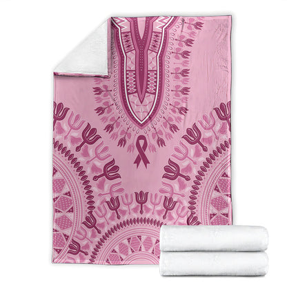 Dashiki Glamorous Pink Blanket Breast Cancer Fighter