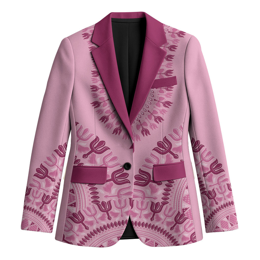 Dashiki Glamorous Pink Blazer Breast Cancer Fighter