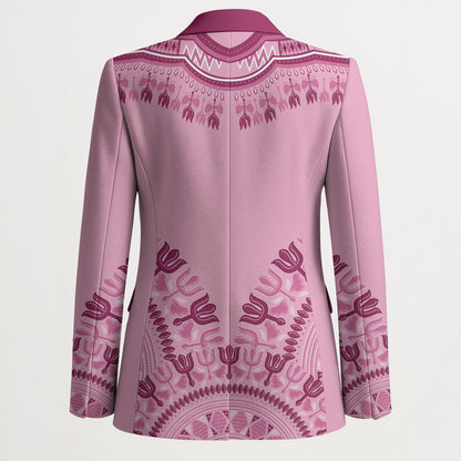Dashiki Glamorous Pink Blazer Breast Cancer Fighter