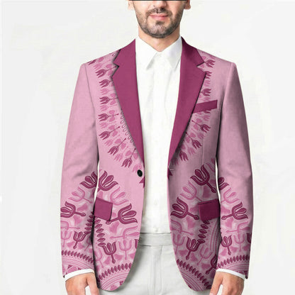 Dashiki Glamorous Pink Blazer Breast Cancer Fighter