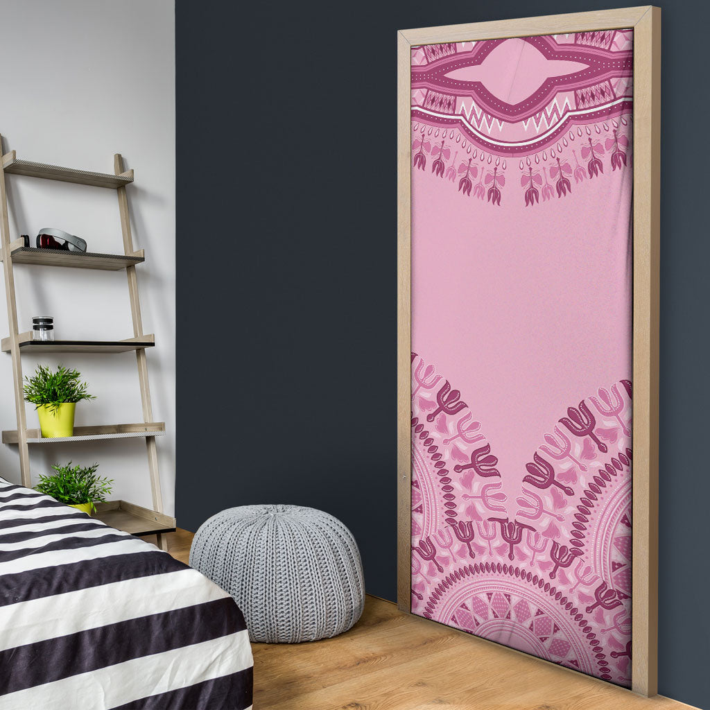Dashiki Glamorous Pink Door Cover Breast Cancer Fighter