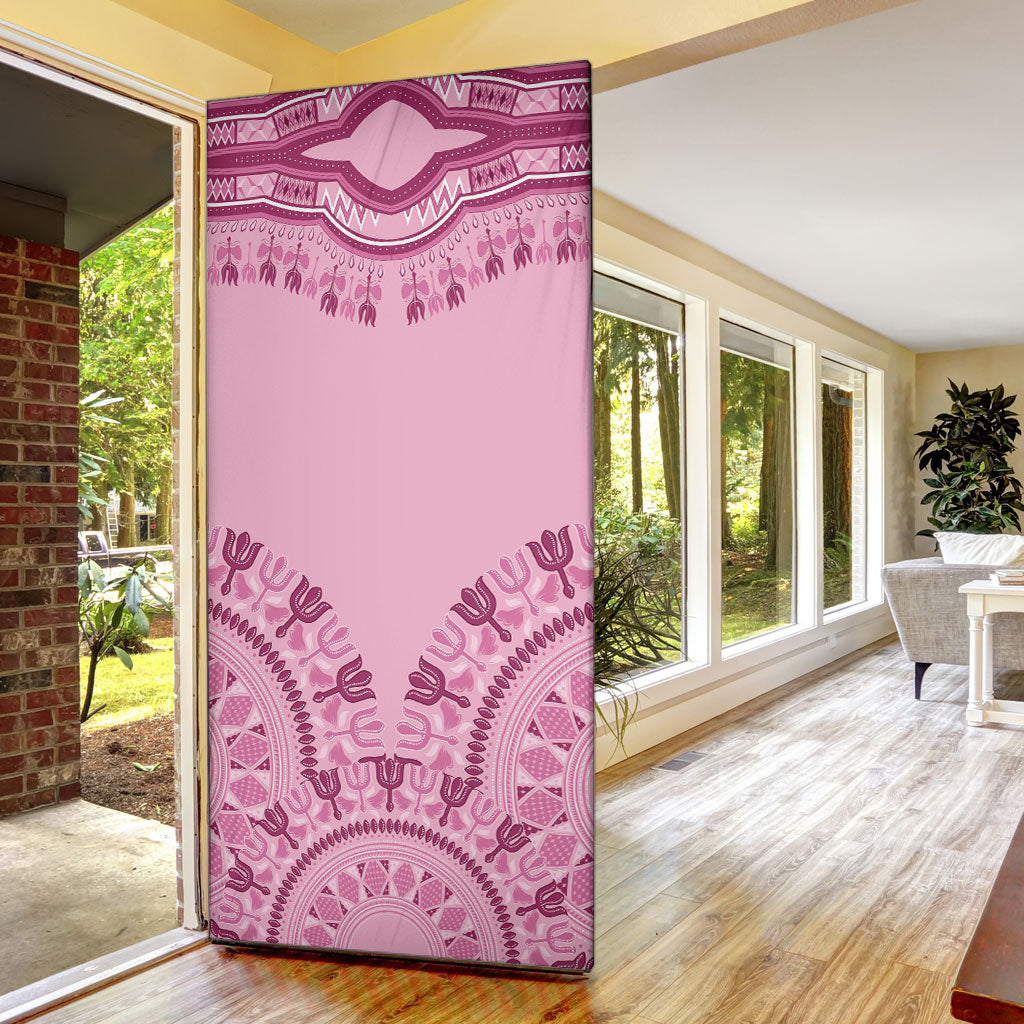 Dashiki Glamorous Pink Door Cover Breast Cancer Fighter