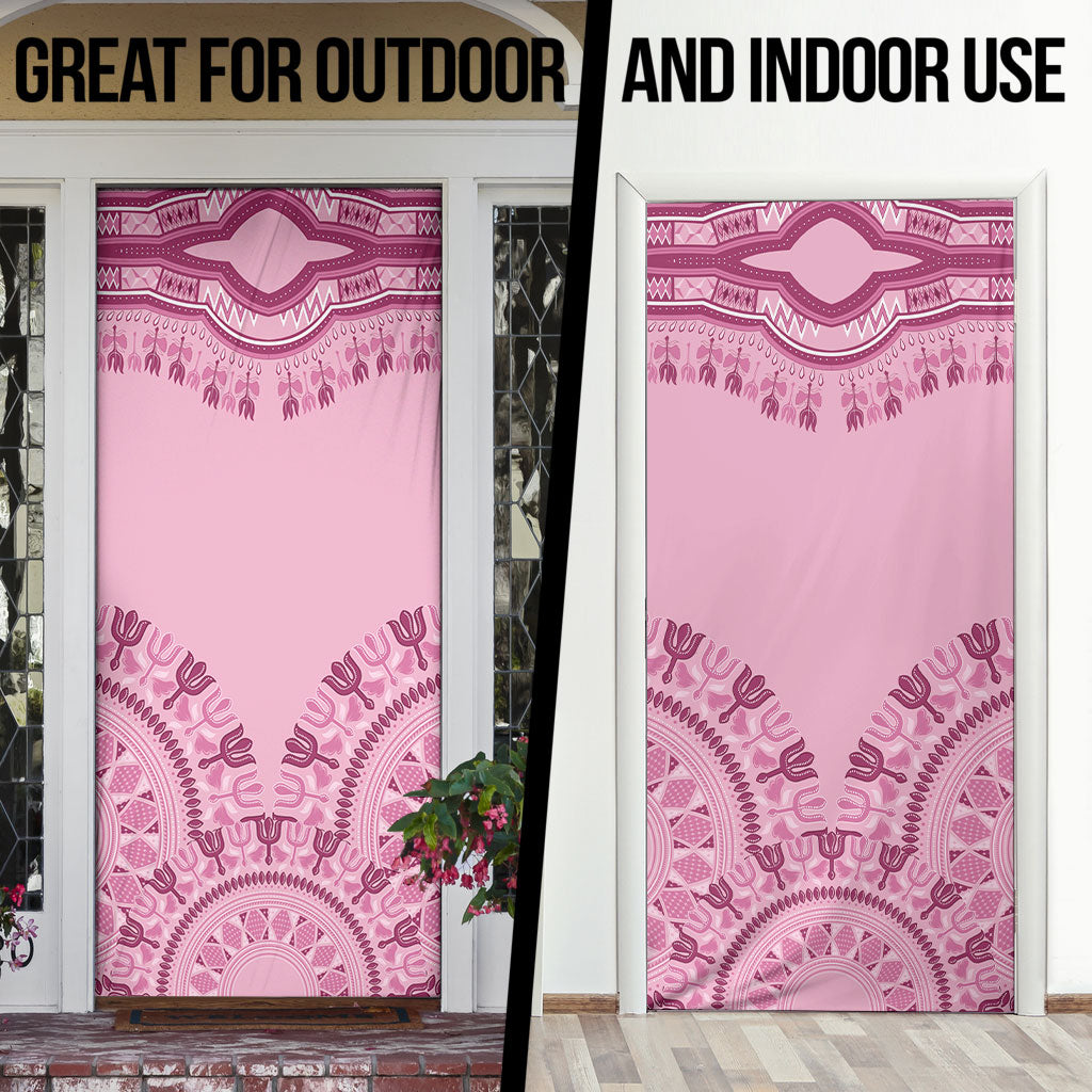 Dashiki Glamorous Pink Door Cover Breast Cancer Fighter