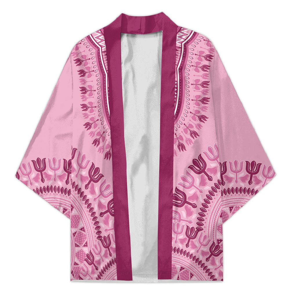 Dashiki Glamorous Pink Kimono Breast Cancer Fighter
