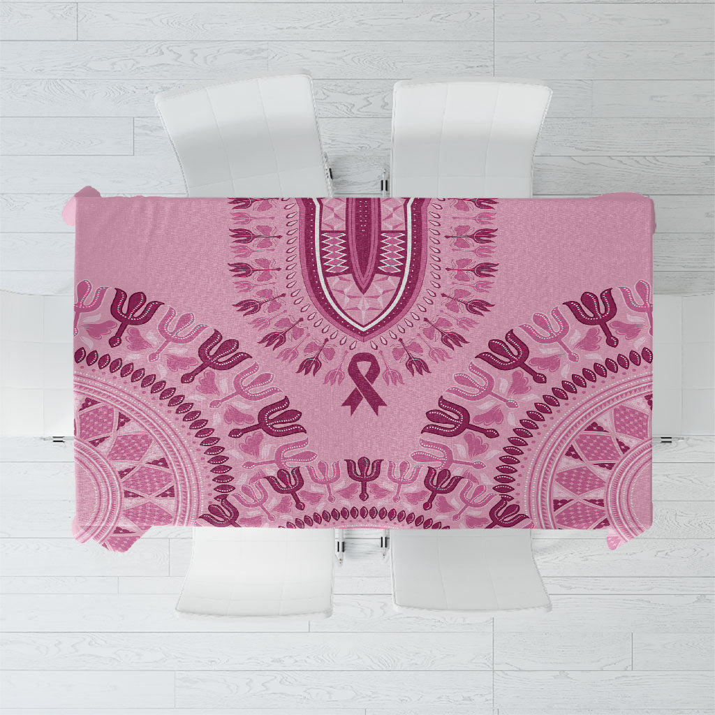 Dashiki Glamorous Pink Tablecloth Breast Cancer Fighter