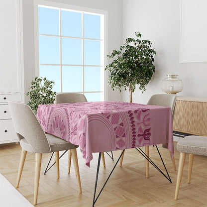Dashiki Glamorous Pink Tablecloth Breast Cancer Fighter