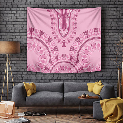 Dashiki Glamorous Pink Tapestry Breast Cancer Fighter