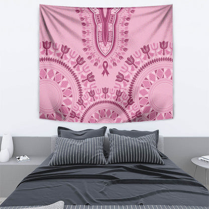 Dashiki Glamorous Pink Tapestry Breast Cancer Fighter