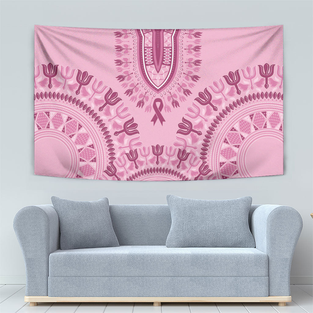 Dashiki Glamorous Pink Tapestry Breast Cancer Fighter