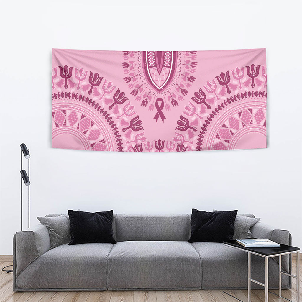 Dashiki Glamorous Pink Tapestry Breast Cancer Fighter