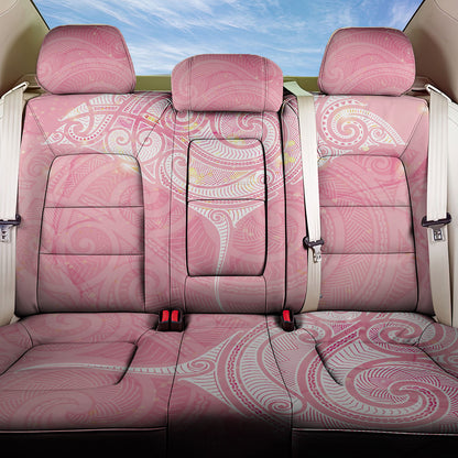 Breast Cancer Movement Maori Aotearoa Back Car Seat Cover Manta Ray - Pink Glaze