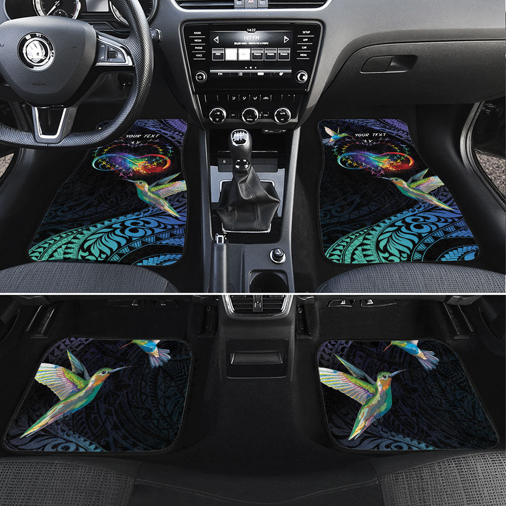 Polynesian Hummingbird - Fly High Until We Meet Again Personalized Car Mats