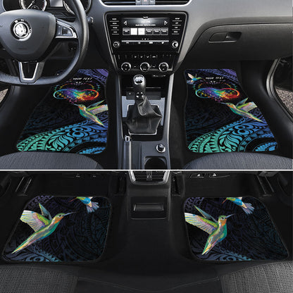 Polynesian Hummingbird - Fly High Until We Meet Again Personalized Car Mats