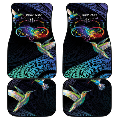 Polynesian Hummingbird - Fly High Until We Meet Again Personalized Car Mats