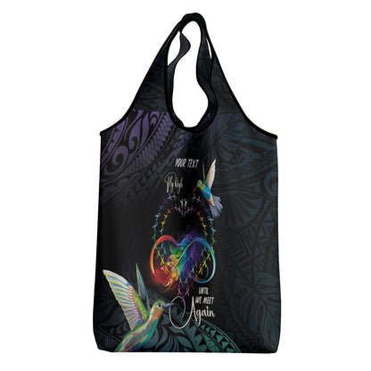 Polynesian Hummingbird - Fly High Until We Meet Again Personalized Grocery Bag
