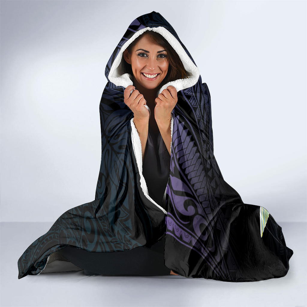 Polynesian Hummingbird - Fly High Until We Meet Again Personalized Hooded Blanket