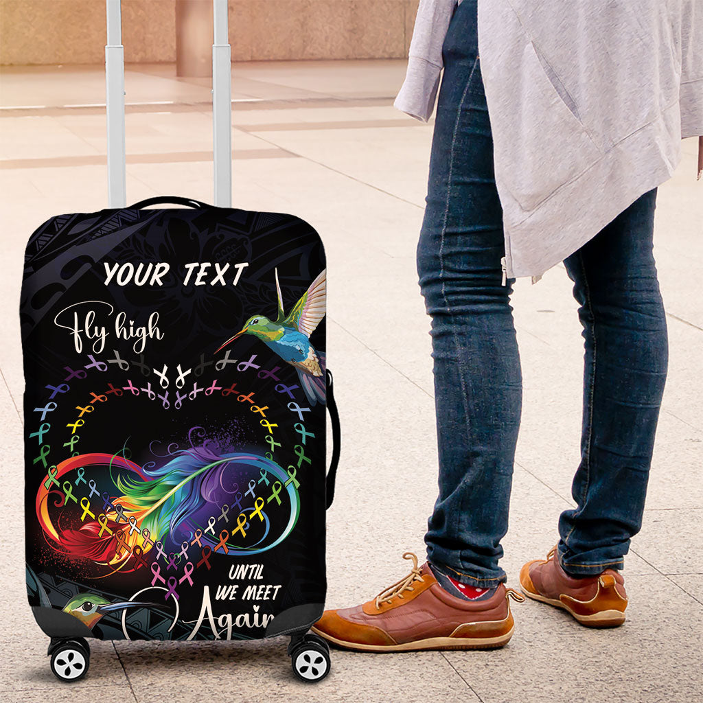 Polynesian Hummingbird - Fly High Until We Meet Again Personalized Luggage Cover