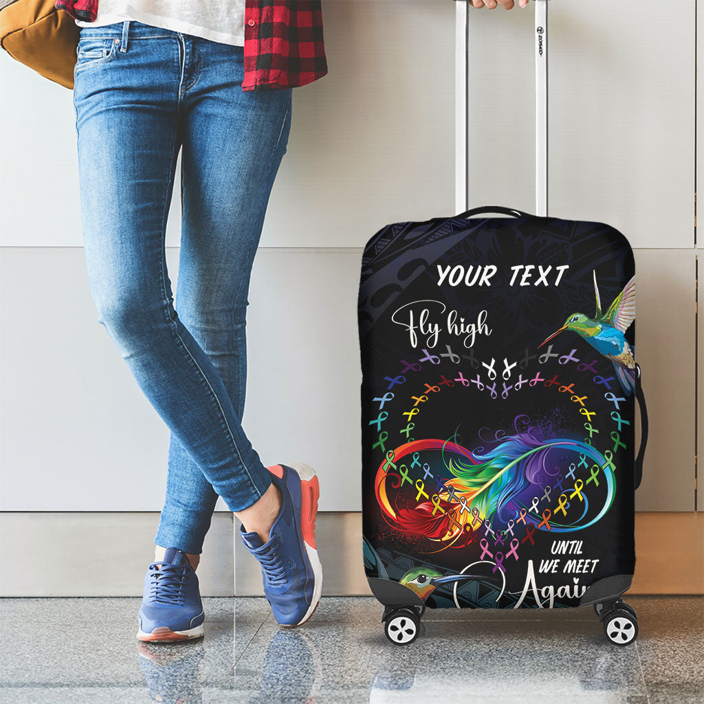 Polynesian Hummingbird - Fly High Until We Meet Again Personalized Luggage Cover