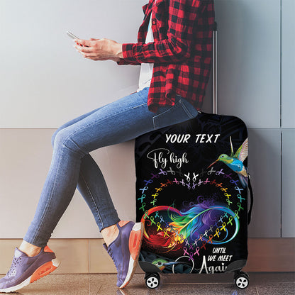 Polynesian Hummingbird - Fly High Until We Meet Again Personalized Luggage Cover