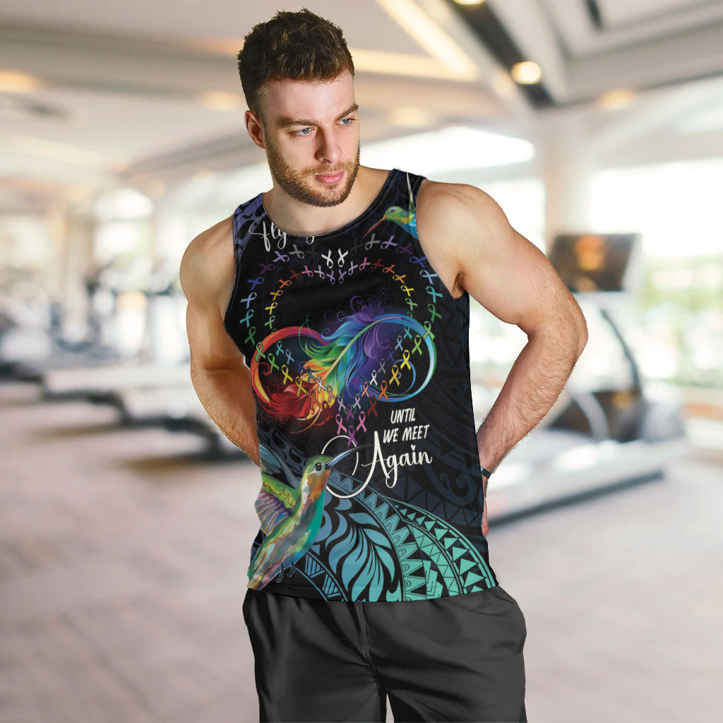 Polynesian Hummingbird - Fly High Until We Meet Again Personalized Men Tank Top