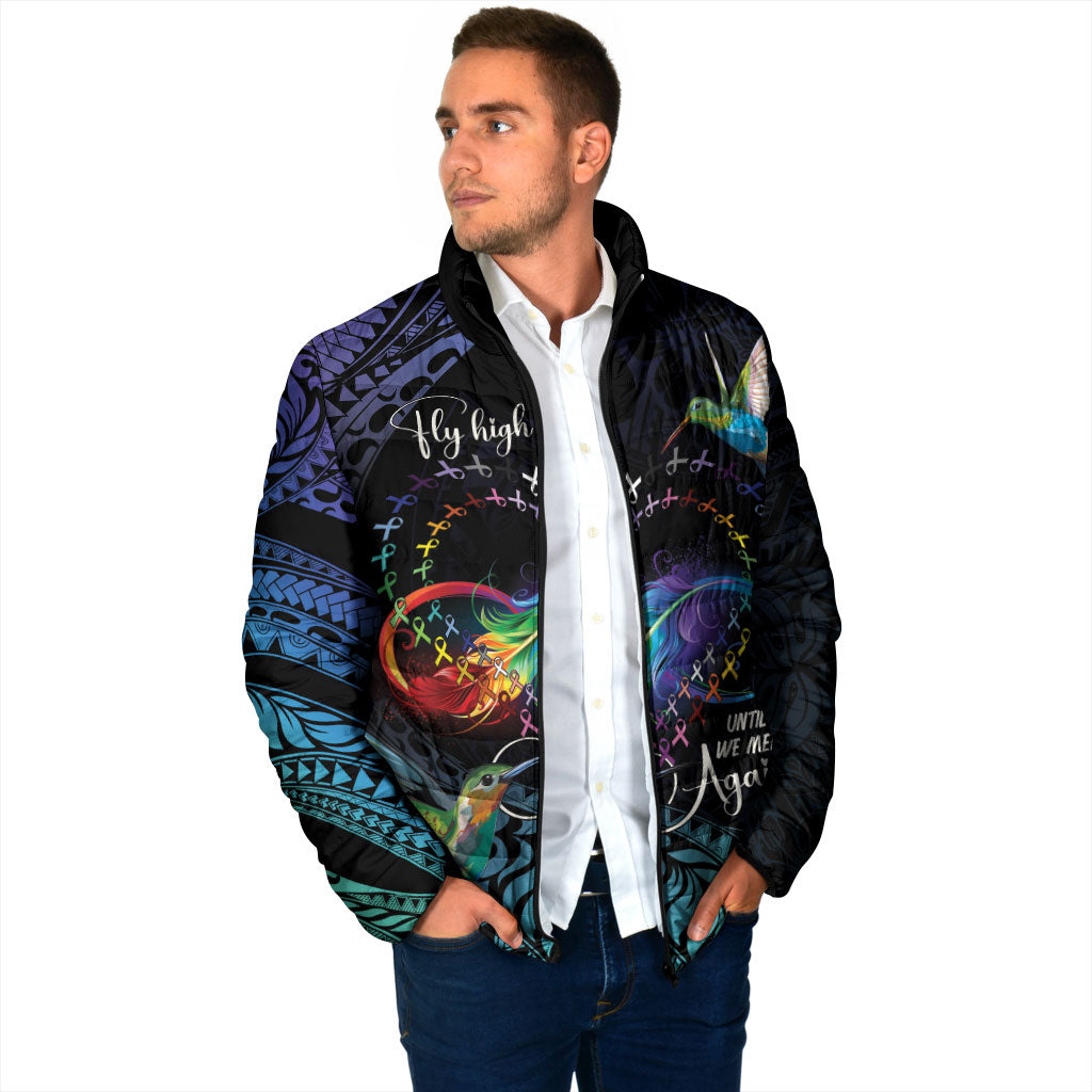 Polynesian Hummingbird - Fly High Until We Meet Again Personalized Padded Jacket